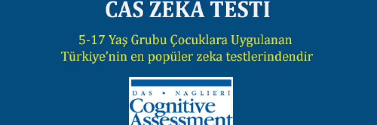 CAS Testi: ( Cognitive assesment system) (bilişsel işlemler sistemi)