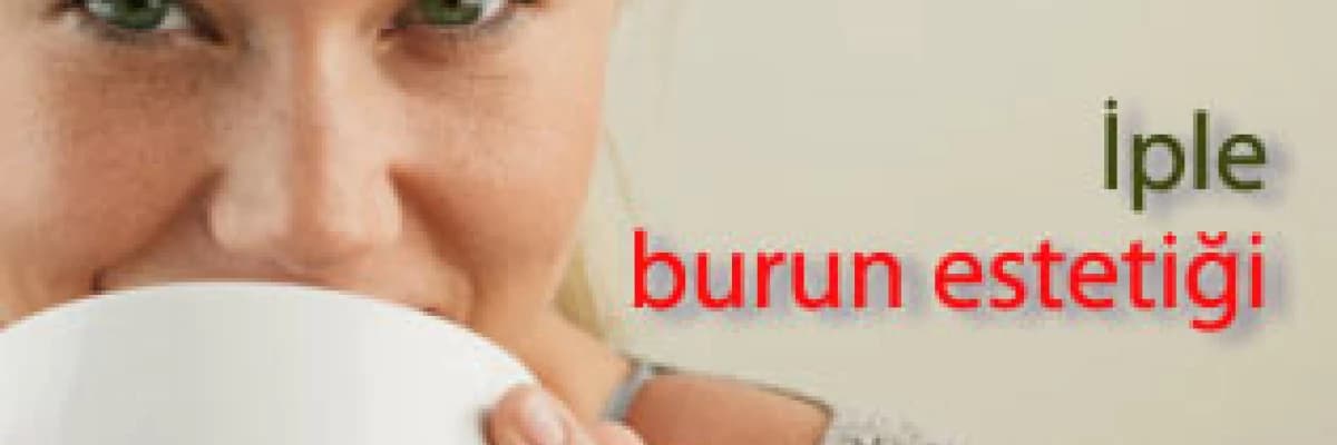 İple burun estetiği