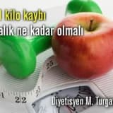 İdeal kilo kaybı haftalık ne kadar olmalı