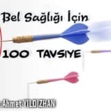 Bel sağlığı için 100 tavsiye