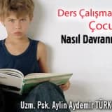 Ders çalışmayan çocuğa nasıl davranılır ? çocuğunuz ders çalışmıyorsa neler yapılmalıdır