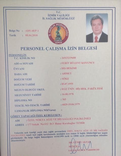 Personel Çalışma Belgesi