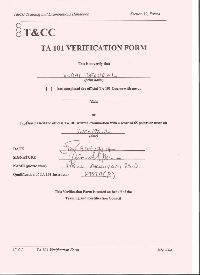 Transaksiyonel Analiz