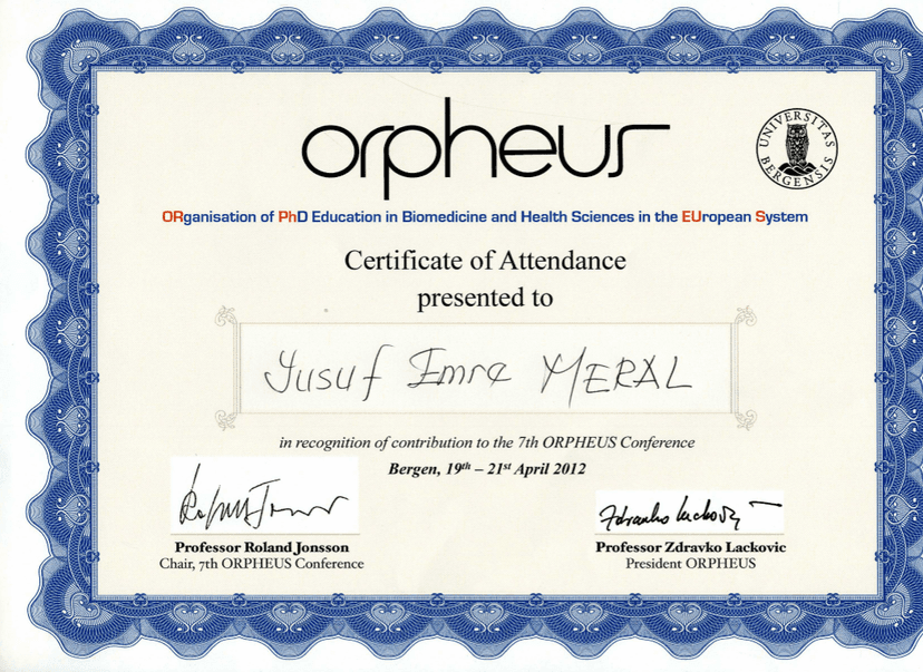 Uluslararası Sertifika