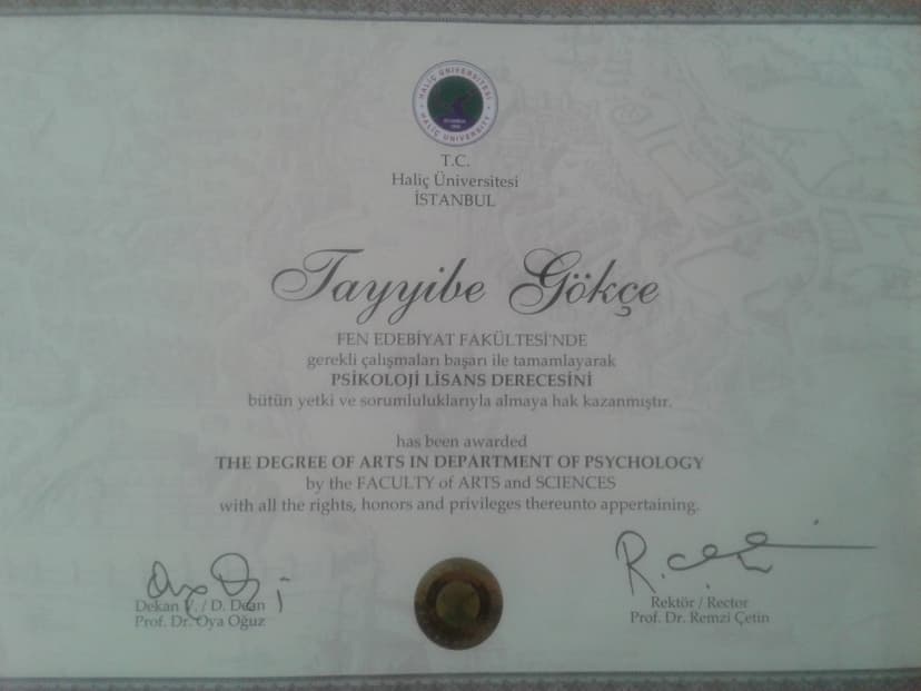 HALİÇ ÜNİVERSİTESİ PSİKOLOJİ