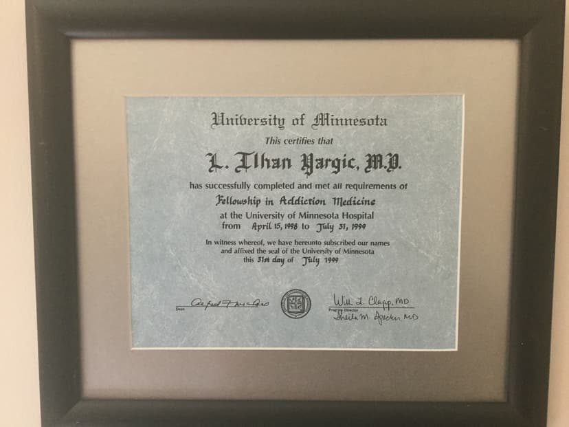 Addiction Medicine Fellowship (University of Minnesota)