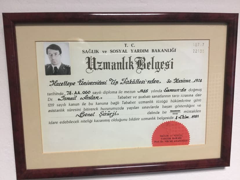Uzmanlık Belgesi