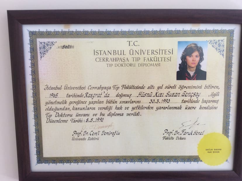 Tıp Doktoru Diploması