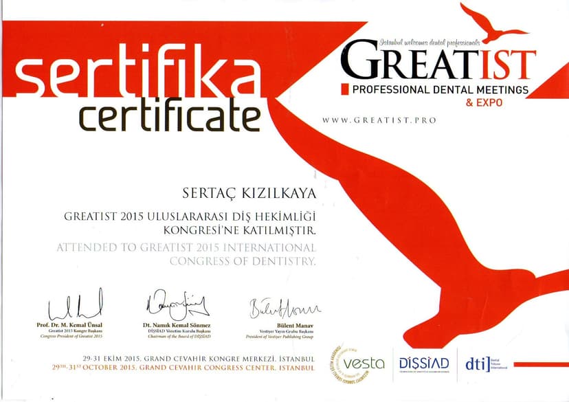 Uluslararası Greatist Kongre Katılım