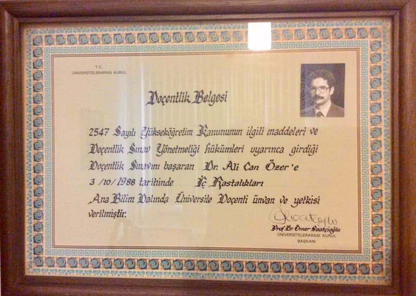 Doçentlik Belgesi