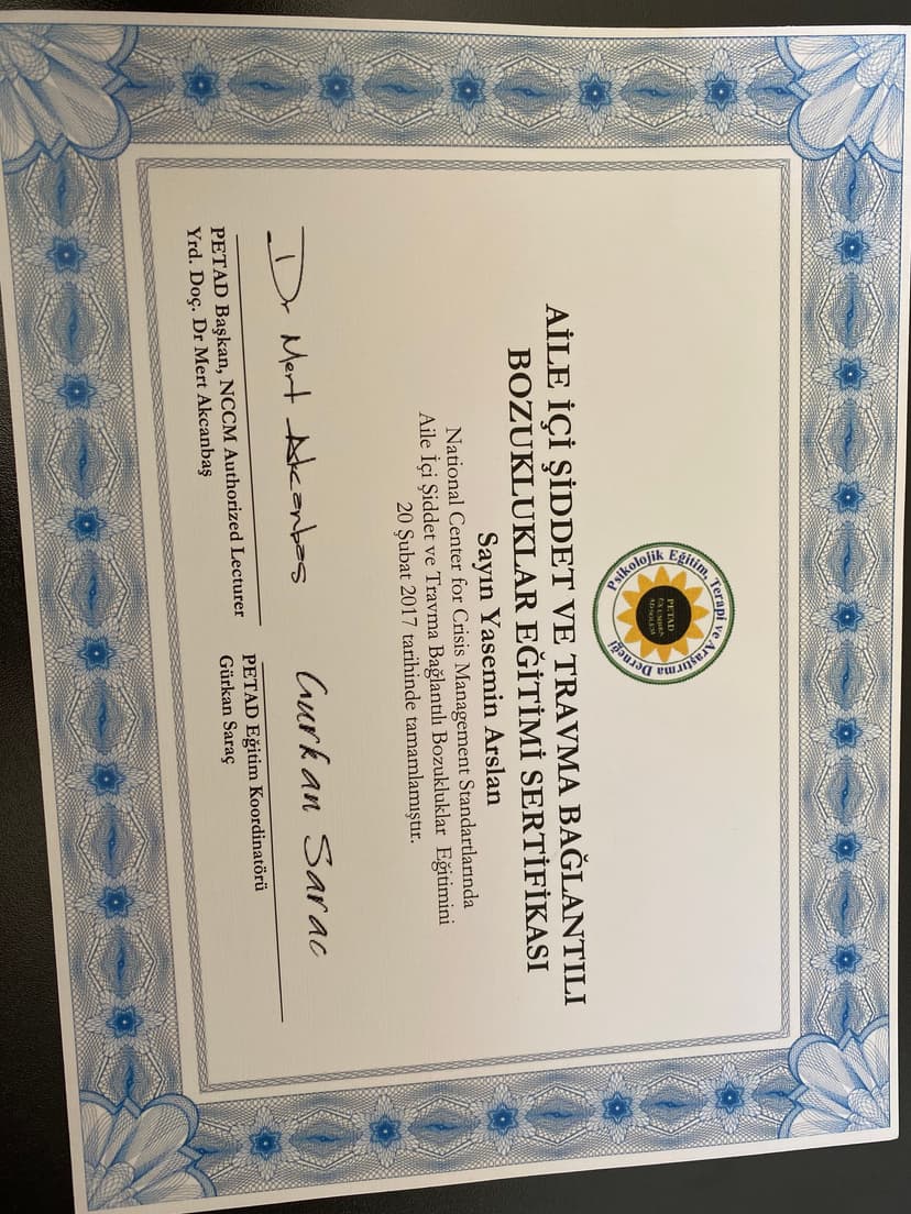 Aile içi Şiddet ve Travmalarile ilişkili Bozukluklar Eğitimi