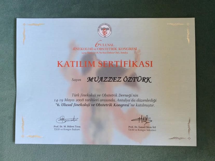 Katılım Sertifikası