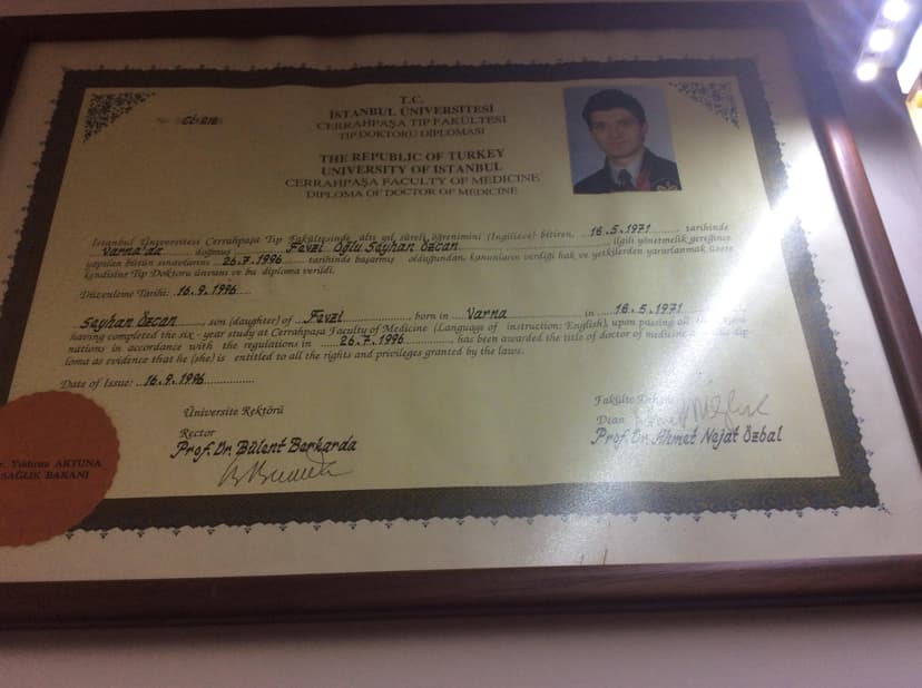 Tıp Doktoru Diploması