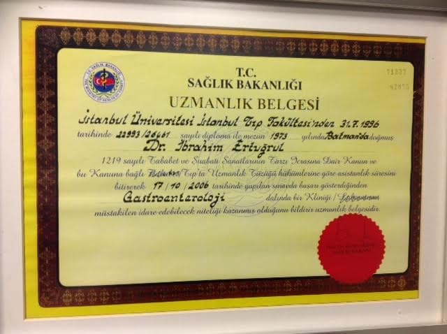 Uzmanlık Belgesi