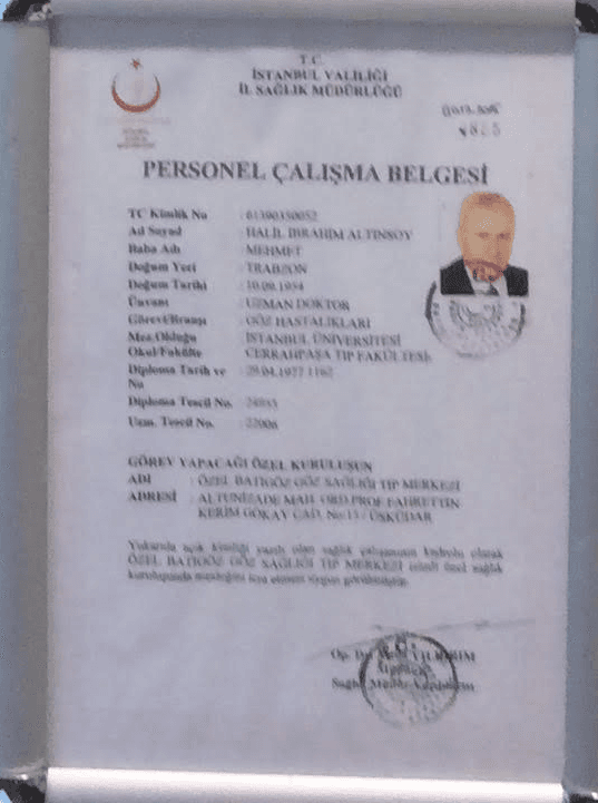 Personel Çalışma Belgesi