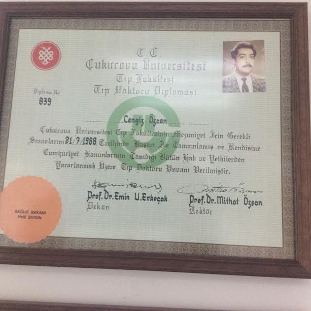 Tıp Doktoru Diploması