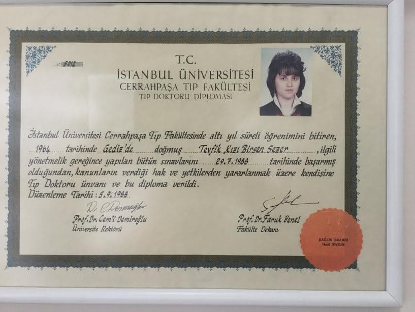Tıp Doktoru Diploması