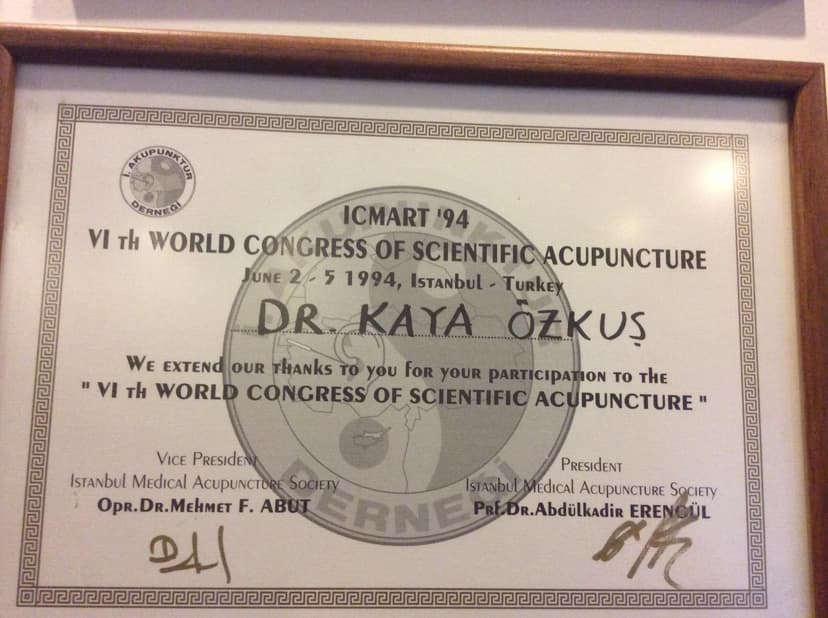 Icmart '94 v1 World Congress of Scientific acupuncture