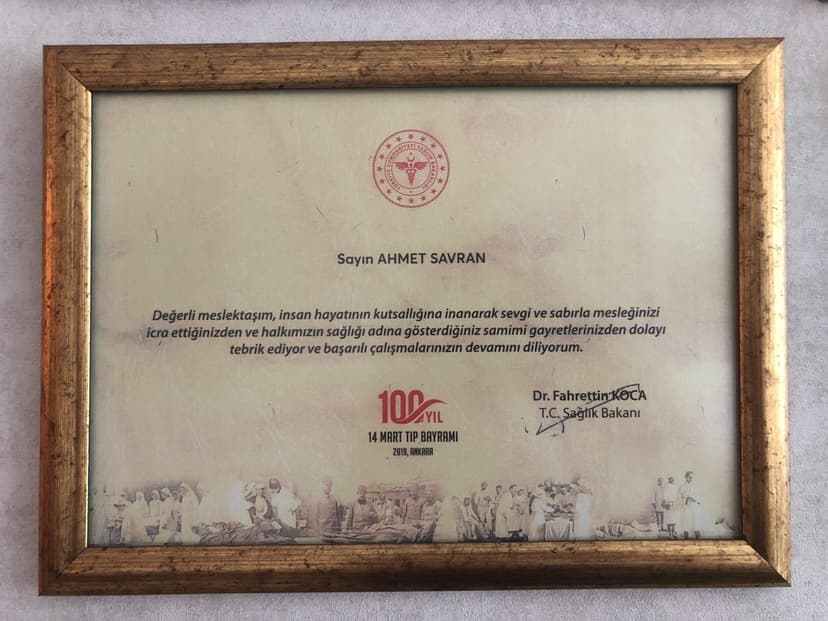 2019 Yılın Doktoru Ödülü