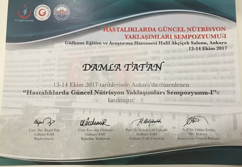 HASTALIKLARDA GÜNCEL NÜTRİSYON YAKLAŞIMLARI SEMPOZYUMU-I
