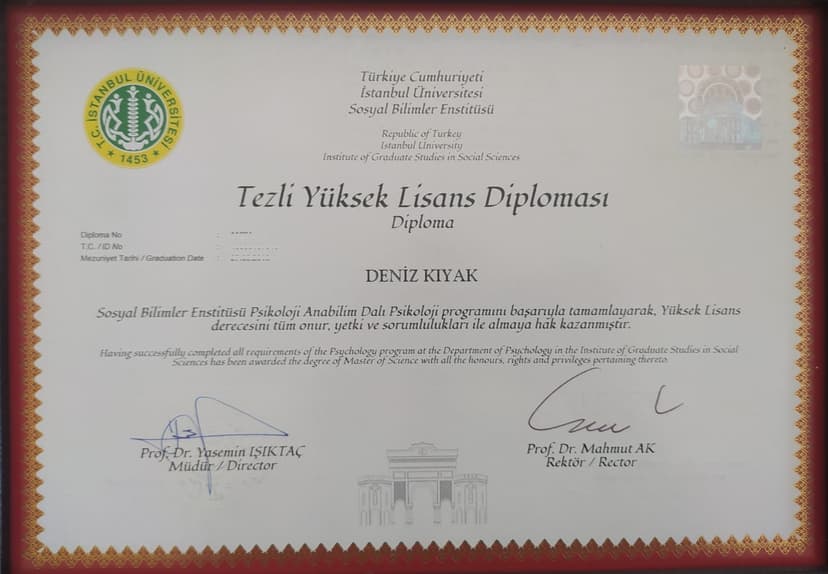 Yüksek Lisans Diploması