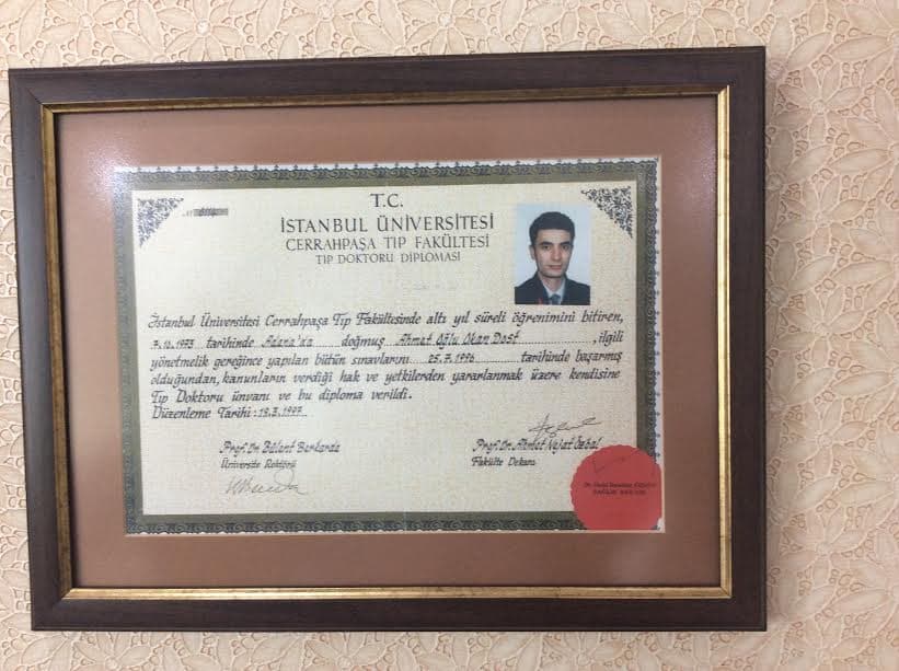 Tıp Doktoru Diploması