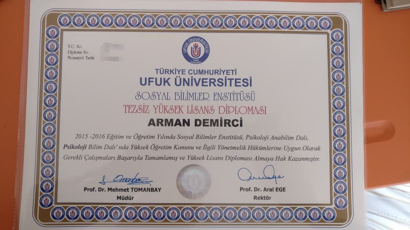 Yüksek Lisans Diploması