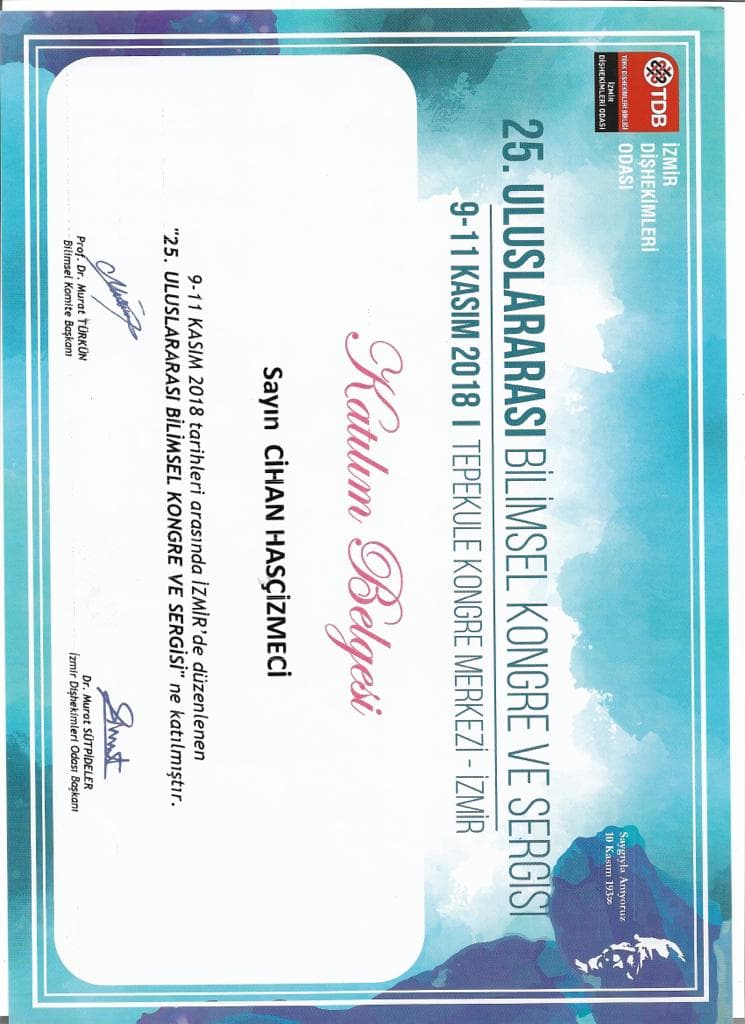 TDB İzmir Bilimsel Kongre 2018