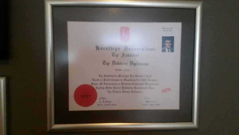 Tıp Doktoru Diploması