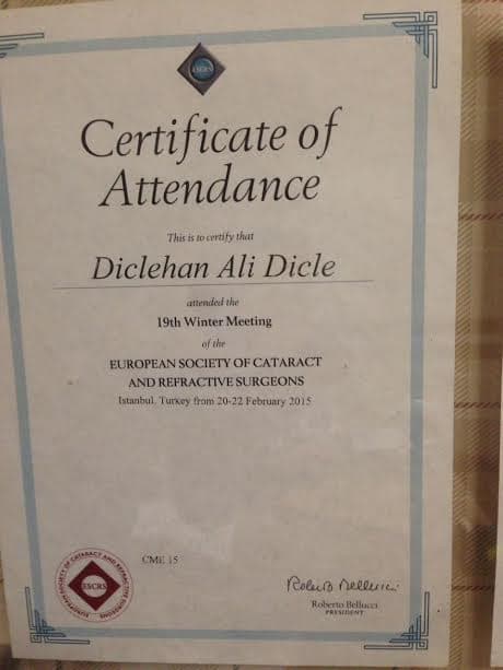 Europan Society of Cataract and Refractive Surgeons