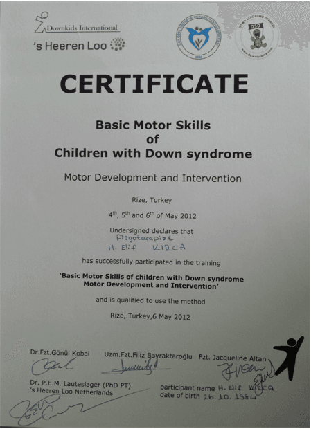 Basic Motor Skills of Children with Down Syndrome