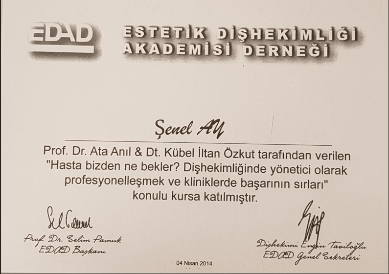 ESTETİK DİŞ HEKİMLİĞİ AKADEMİ DERNEĞİ