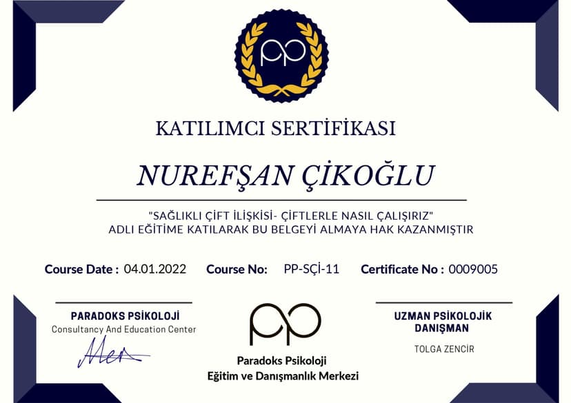 Paradoks Psikoloji- 'Sağlıklı Çift İlişkisi-Çiftlerle Nasıl Çalışırız'