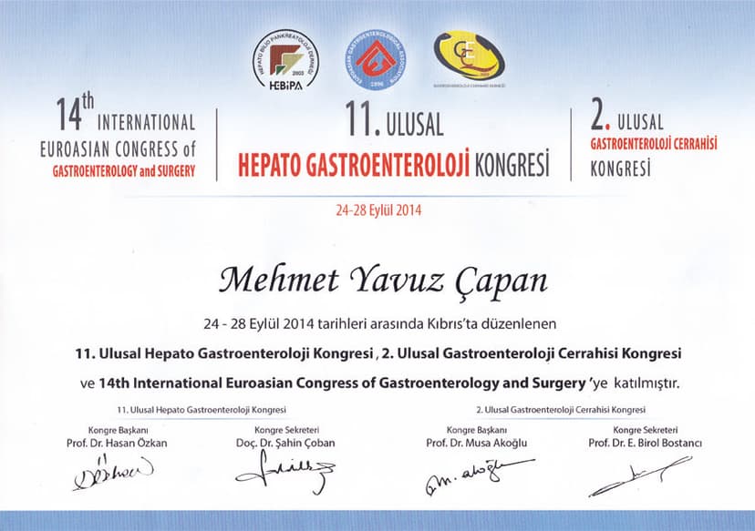 11. Ulusal Hepato Gastroenteroloji Kongresi