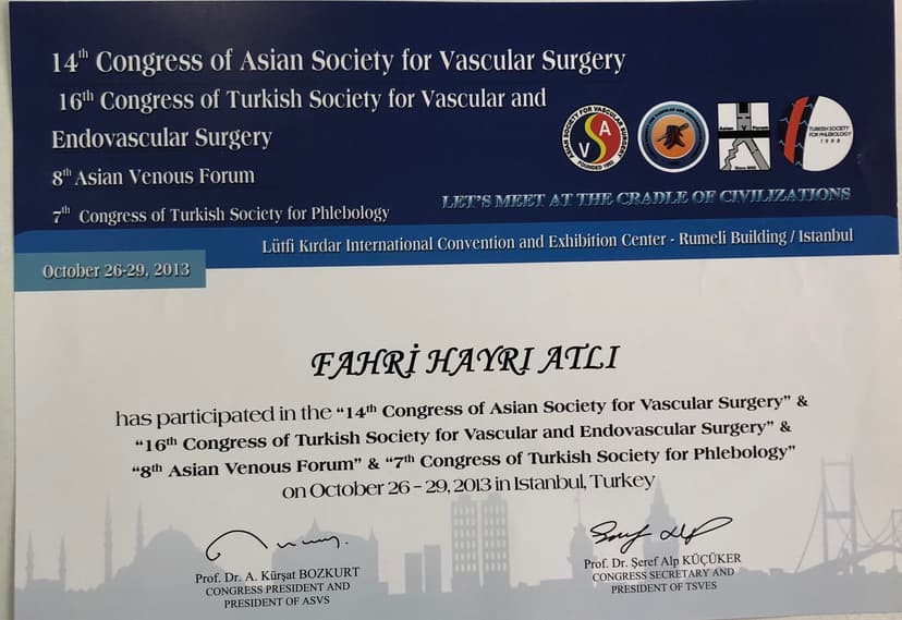 Congress of asıan socıety for vascular durgery