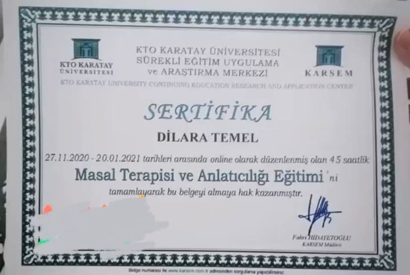 Masal Terapisi ve Anlatıcılığı