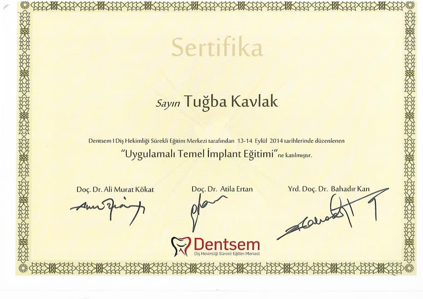 Uygulamalı Temel İmplant Eğitimi