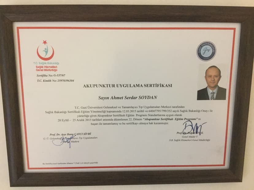 Akupunktur Uygulama Sertifikası
