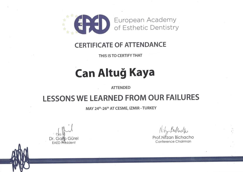 European Academy of Esthetic Dentistry, 2012