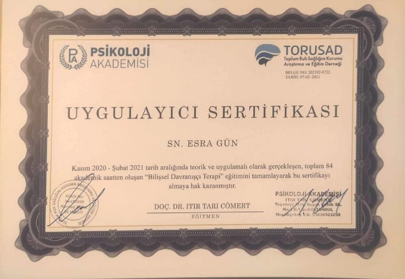 Bilişsel Davranışçı Terapi