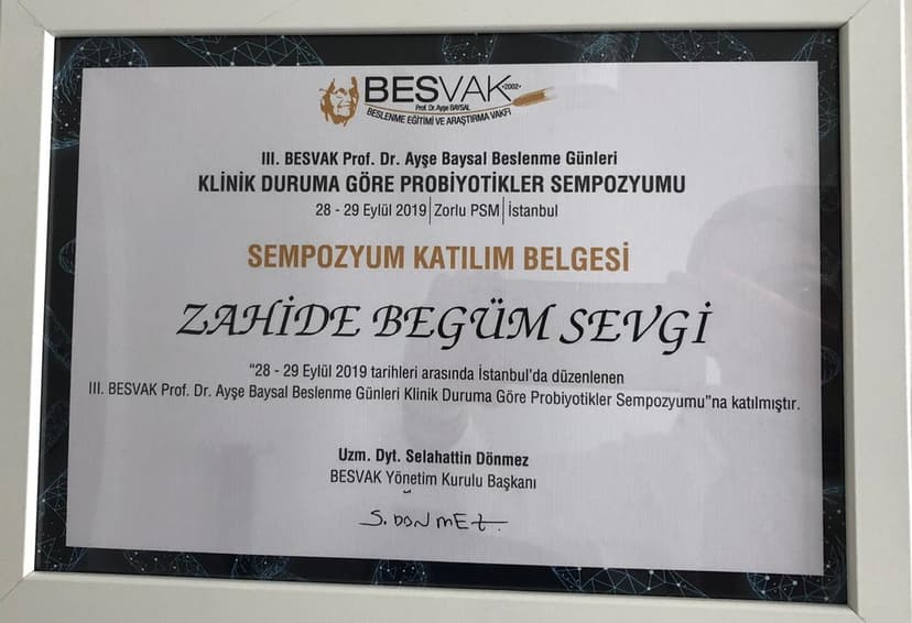 Klinik Duruma Göre Probiyotikler Sempozyumu - BESVAK (2019)