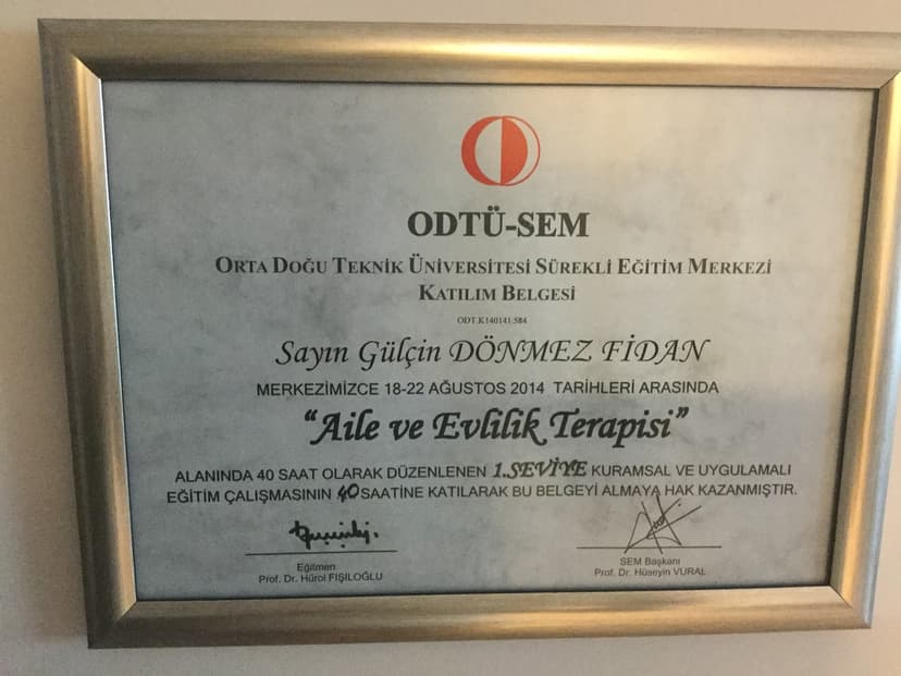 Aile ve Evlilik Terapisti