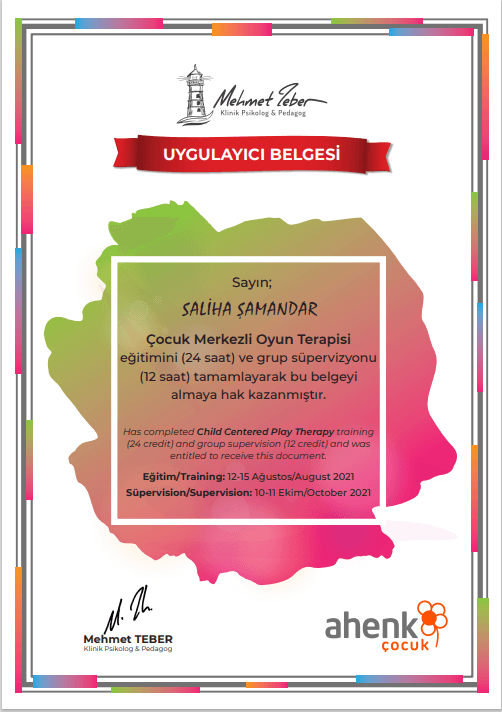 Çocuk Merkezli Oyun Terapisi