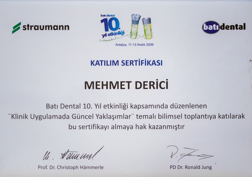 Klinik Uygulamada Güncel Yaklaşımlar - Straumann İmplant Batı Dental