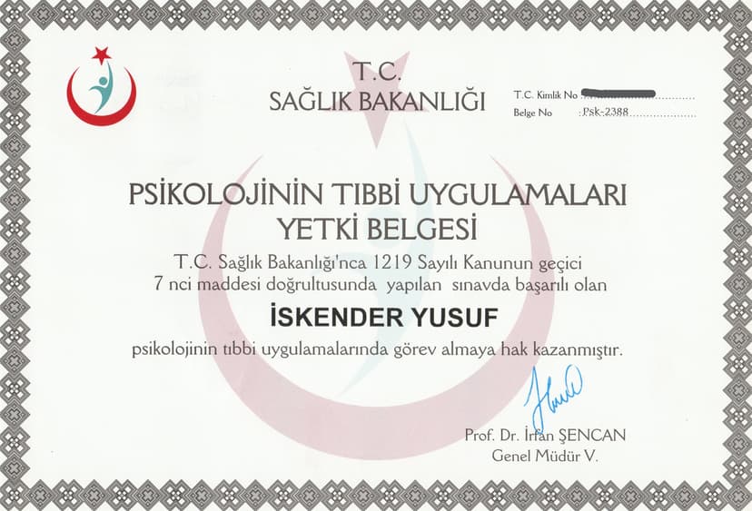 PSİKOLOJİ TIBBI UYGULMAMA