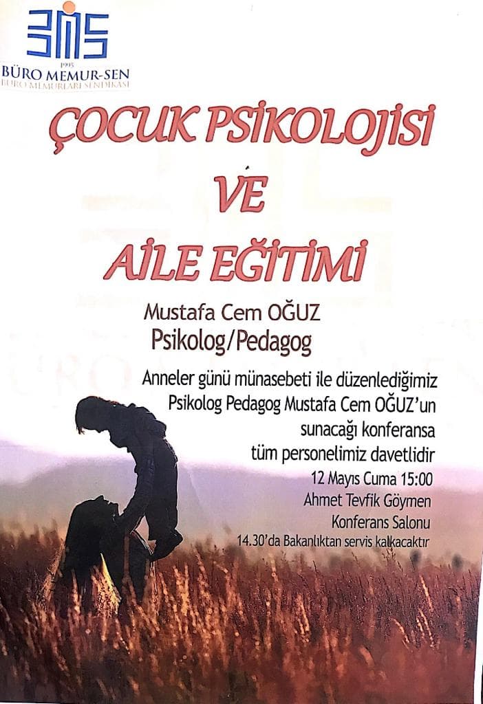 Çocuk Psikolojisi ve Aile eğitimimden