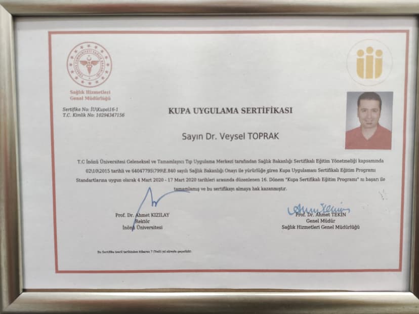 Kupa Uygulama Sertifikasi