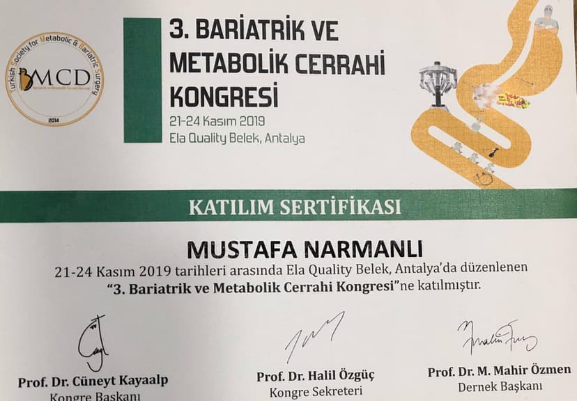 3. Bariatrik ve Metabolik Cerrahi Kongresi