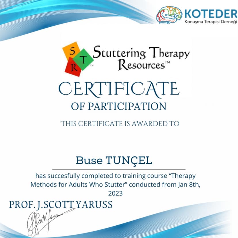 J. Scott Yaruss Kekemeliğe Sahip Yetişkinlerde Terapi Yöntemleri