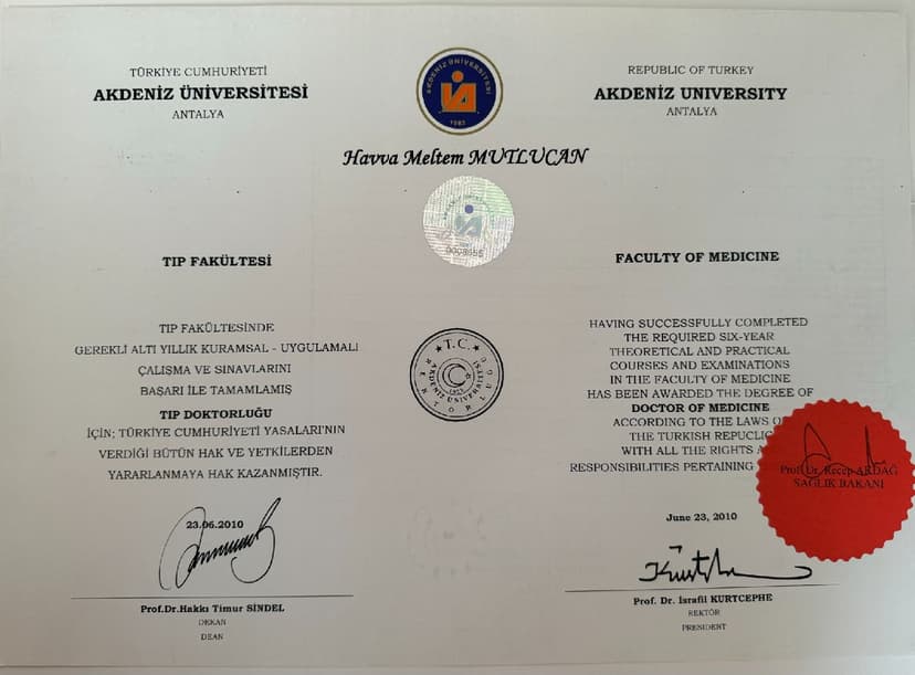 Tıp Diploması